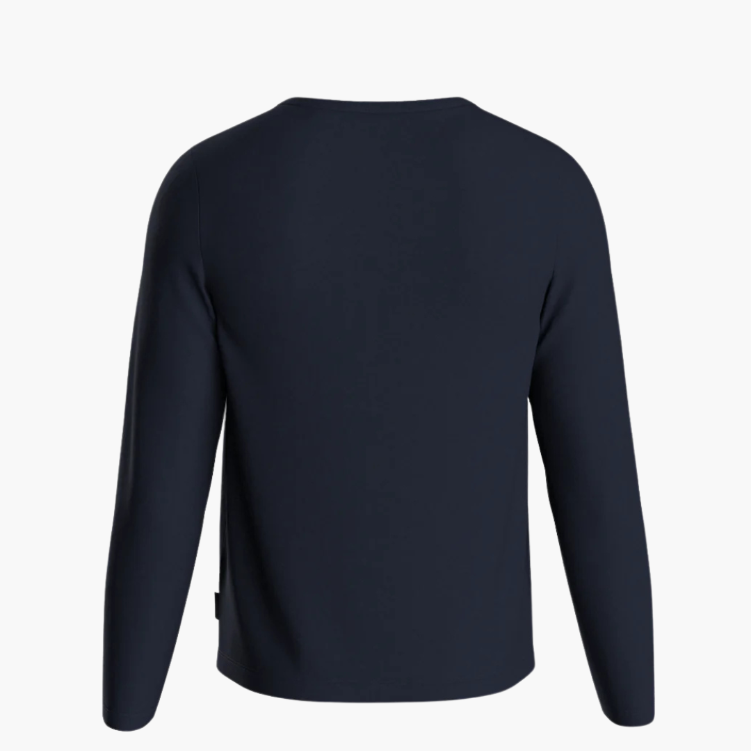 Regular sports langærmet t-shirt