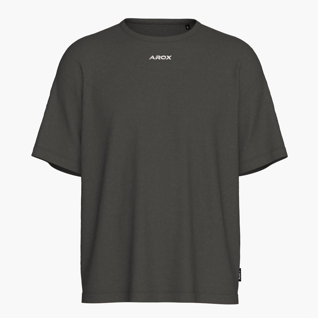 SportsTech oversized t-shirt grå