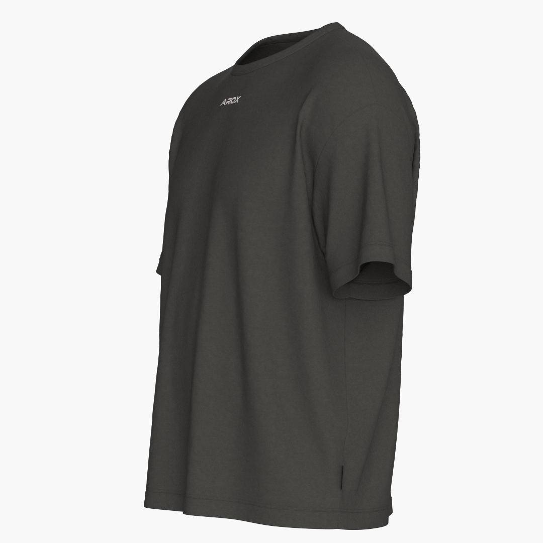 SportsTech oversized t-shirt grå