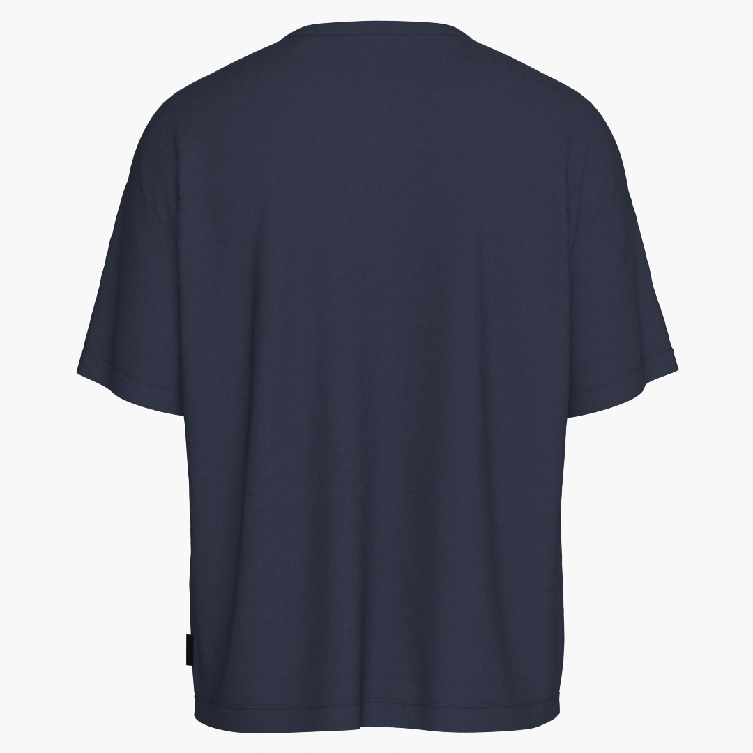 SportsTech oversized t-shirt navy blå