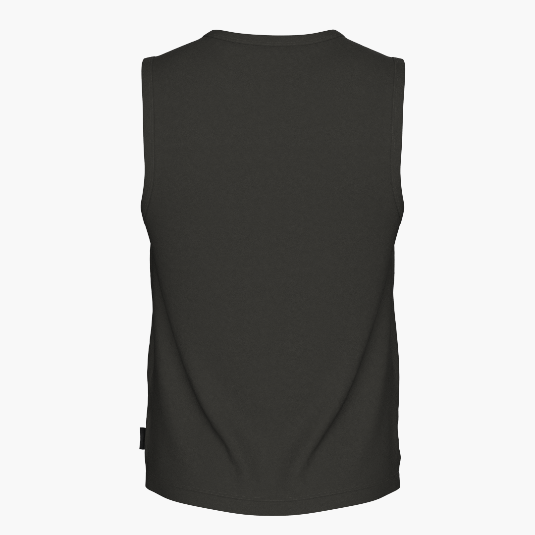 SportsTech herre no sleeve mørkegrå