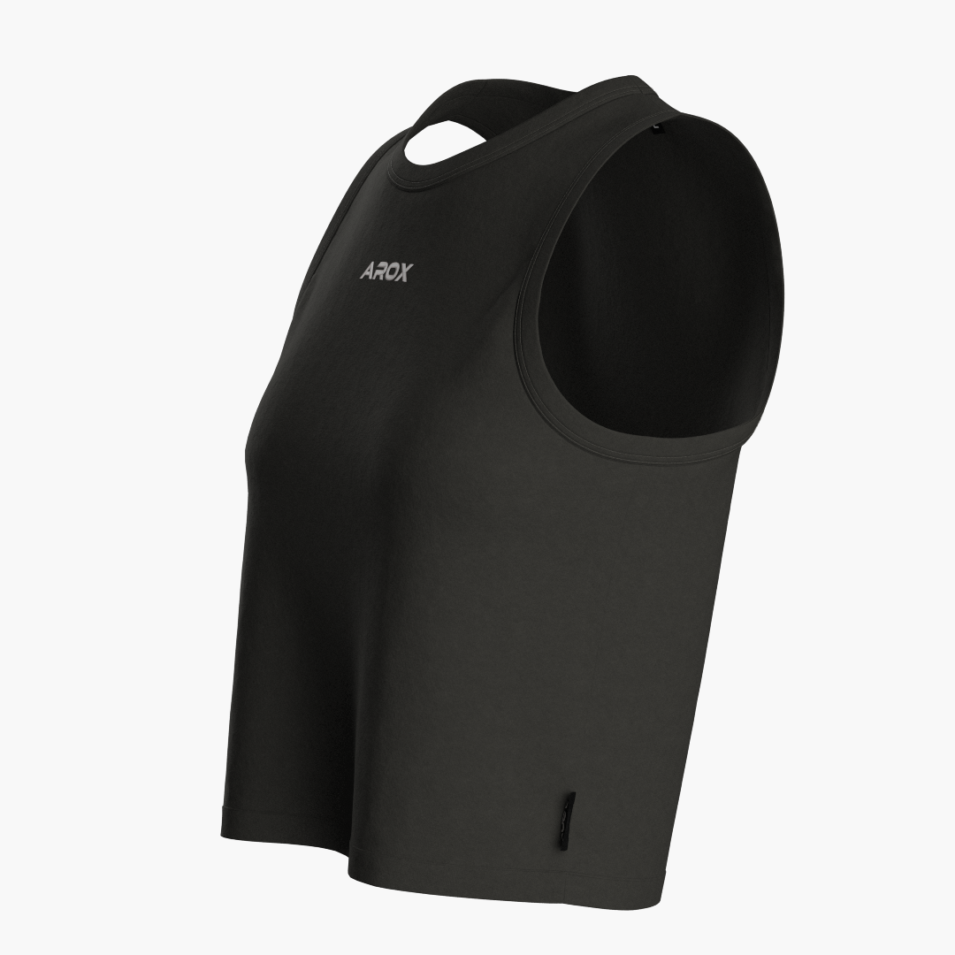 SportsTech kvinde top mørkegrå