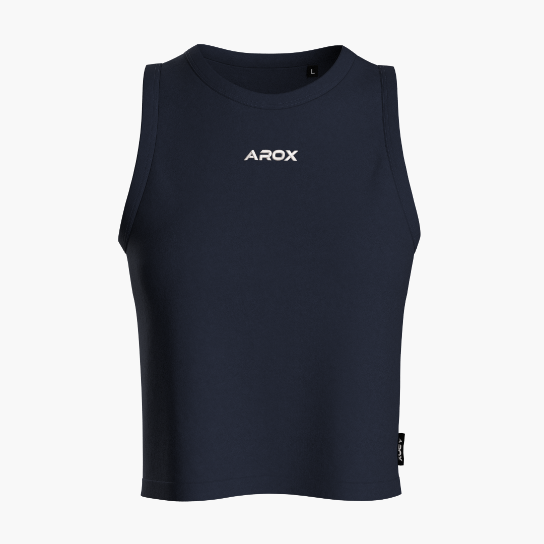 SportsTech kvinde top navy blå