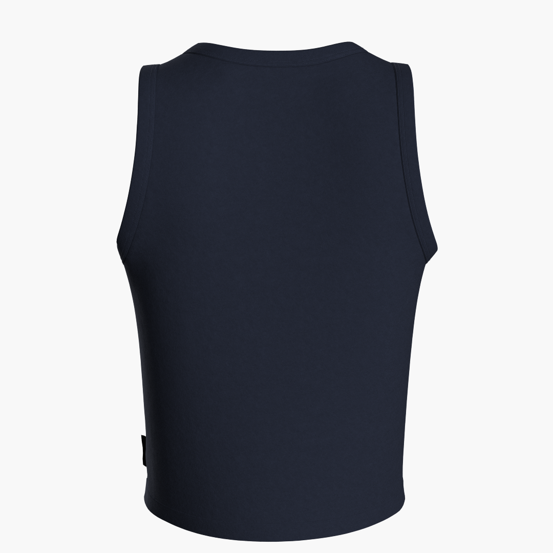 SportsTech kvinde top navy blå